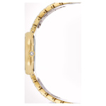 Dextera octagon watch Swiss Made, Metal bracelet, Gold tone, Gold-tone finish